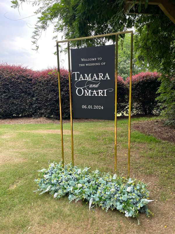 Acrylic Welcome Sign
