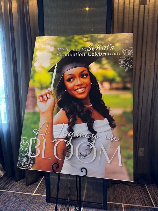 Photo Foamboard Welcome Sign