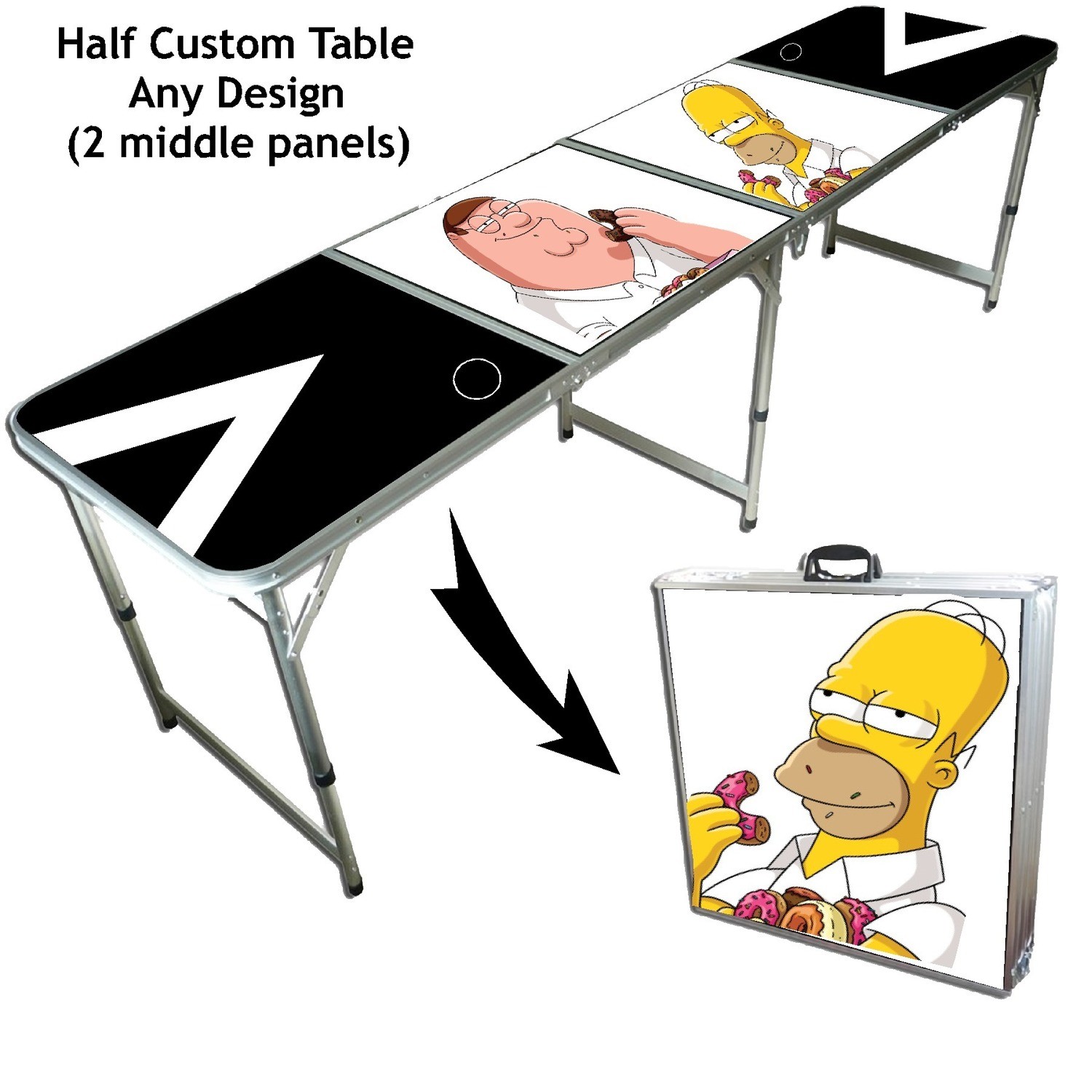 2 Panel Custom Table