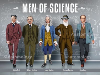 Men of  Science Poster