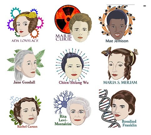 Women of Science Temporary Tattoo