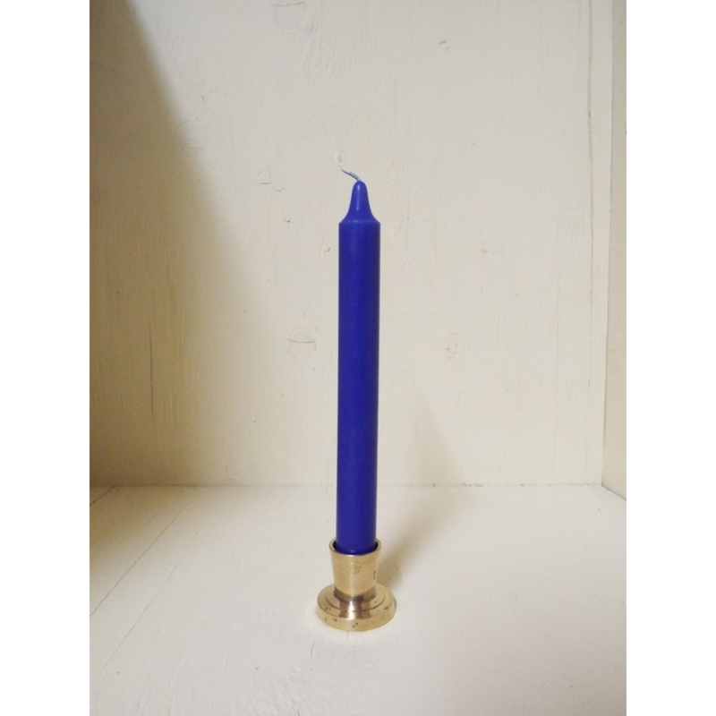 Bougie bleu roi