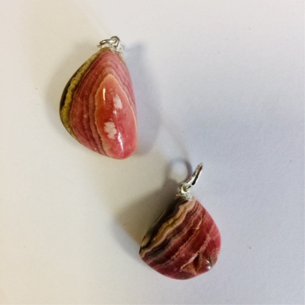 pendentif rhodocrosite