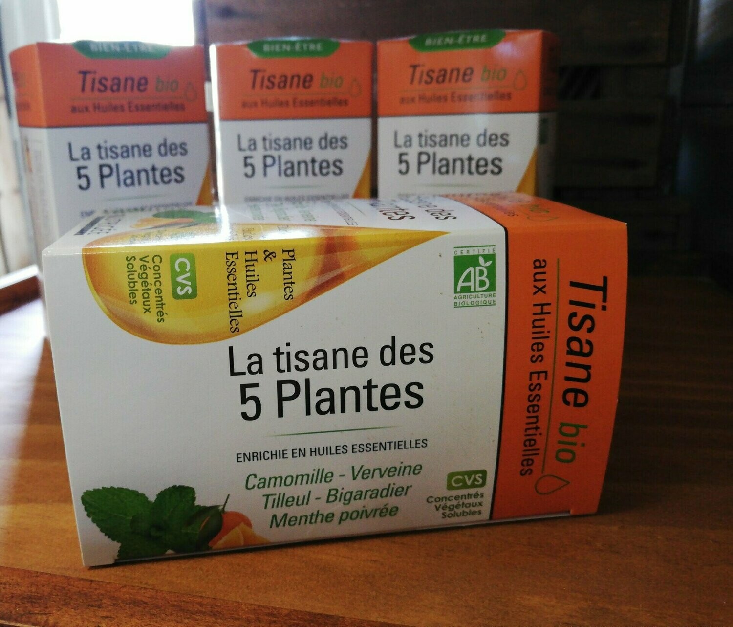 Tisane des 5 plantes  20 sachets
