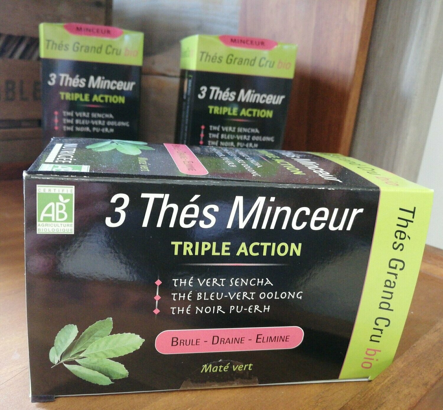 3 Thés Minceur Bio 15 sachets
