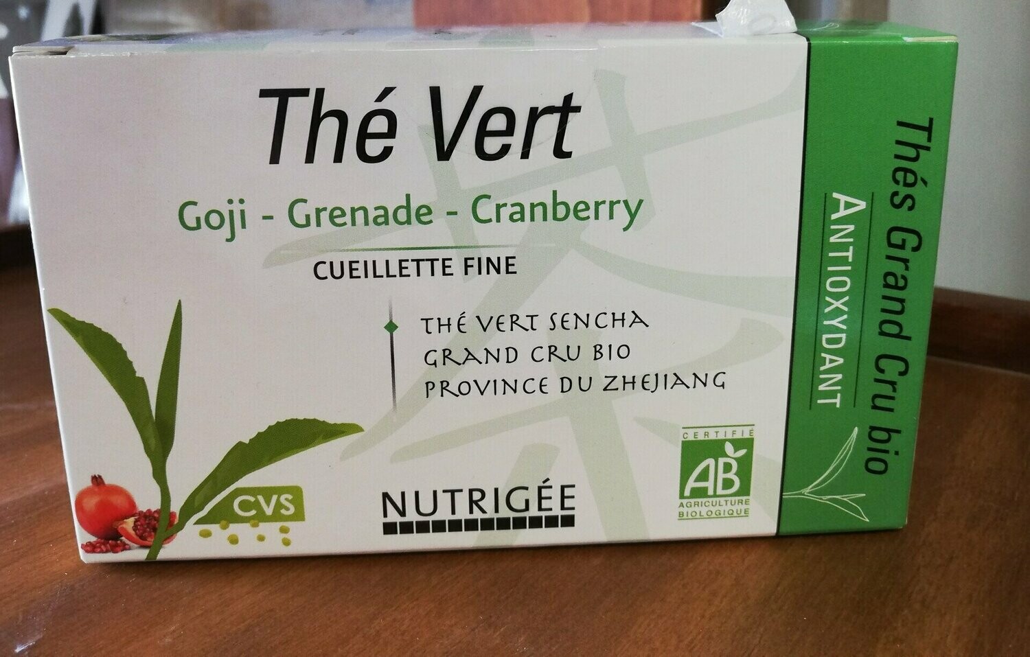 Thé vert antioxydant 30 sachets