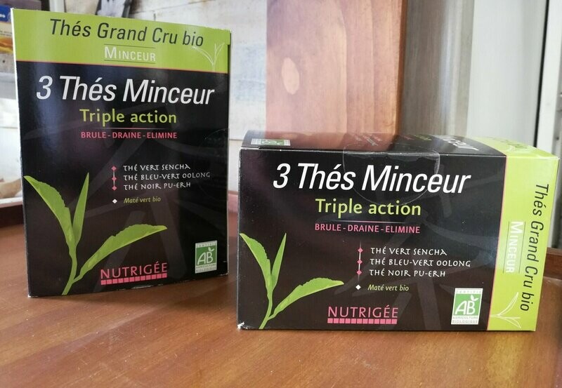3 Thé minceur bio 30 sachets