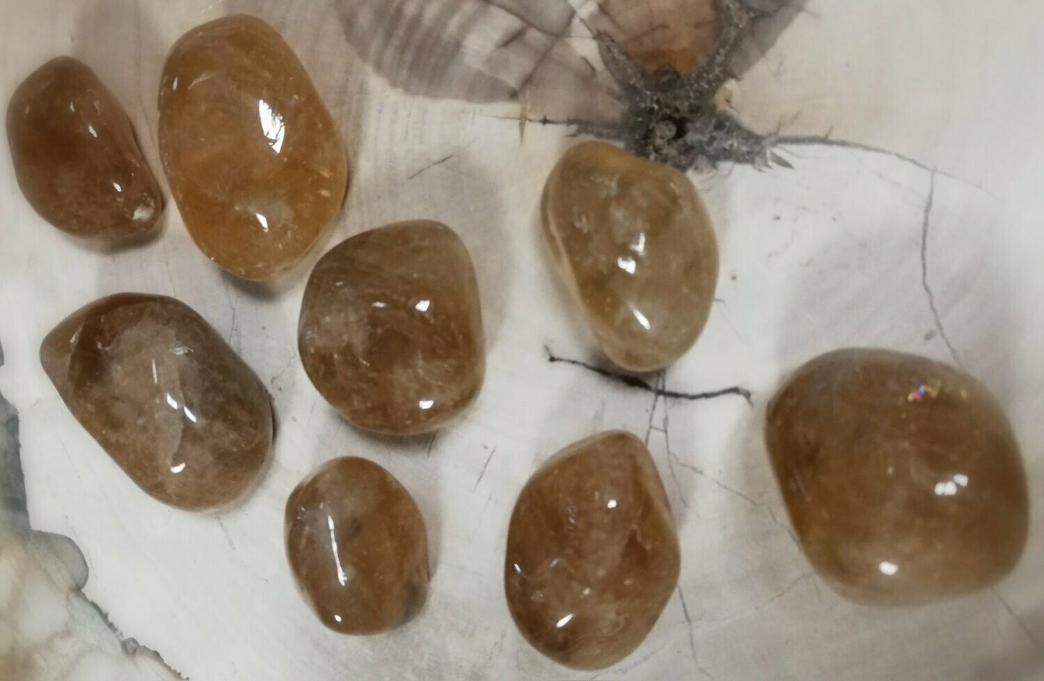 Citrine  pierre de  2,5 à 5 cm