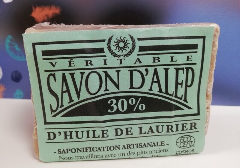 Savon Alep 30% huile laurier 200gr