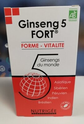 Ginseng 5 fort 30 comprimés