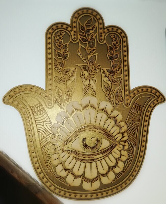 Main de Fatima en bois