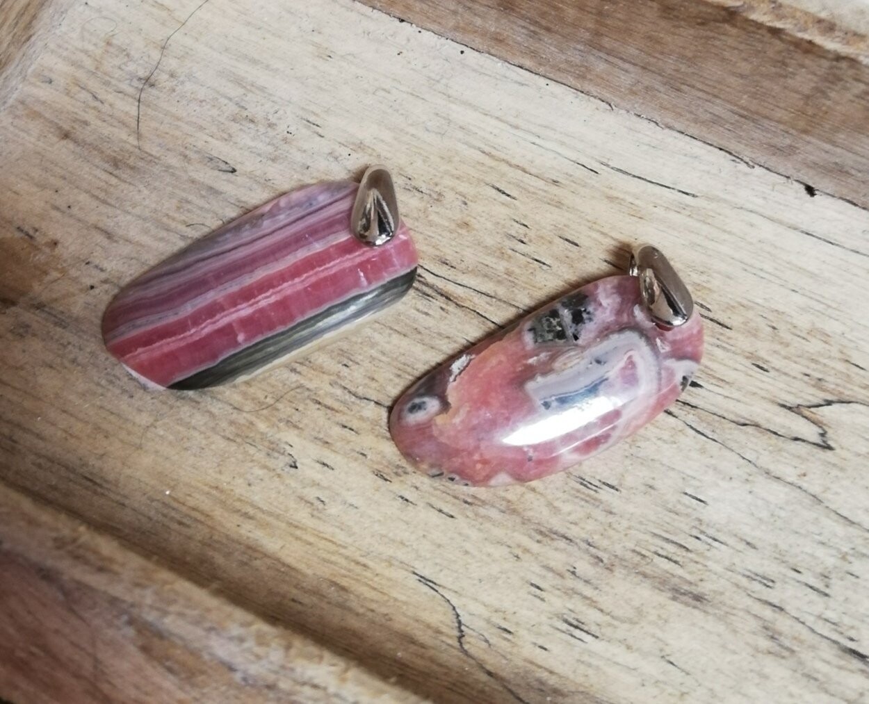 Pendentif Rhodocrosite