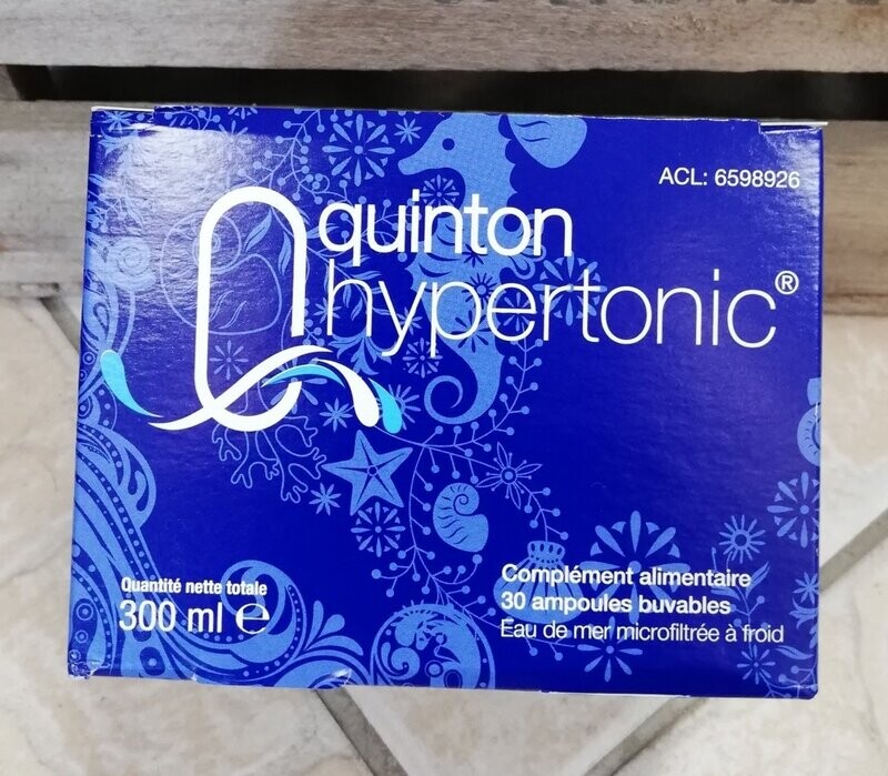 Quinton hypertonic  30 ampoules
