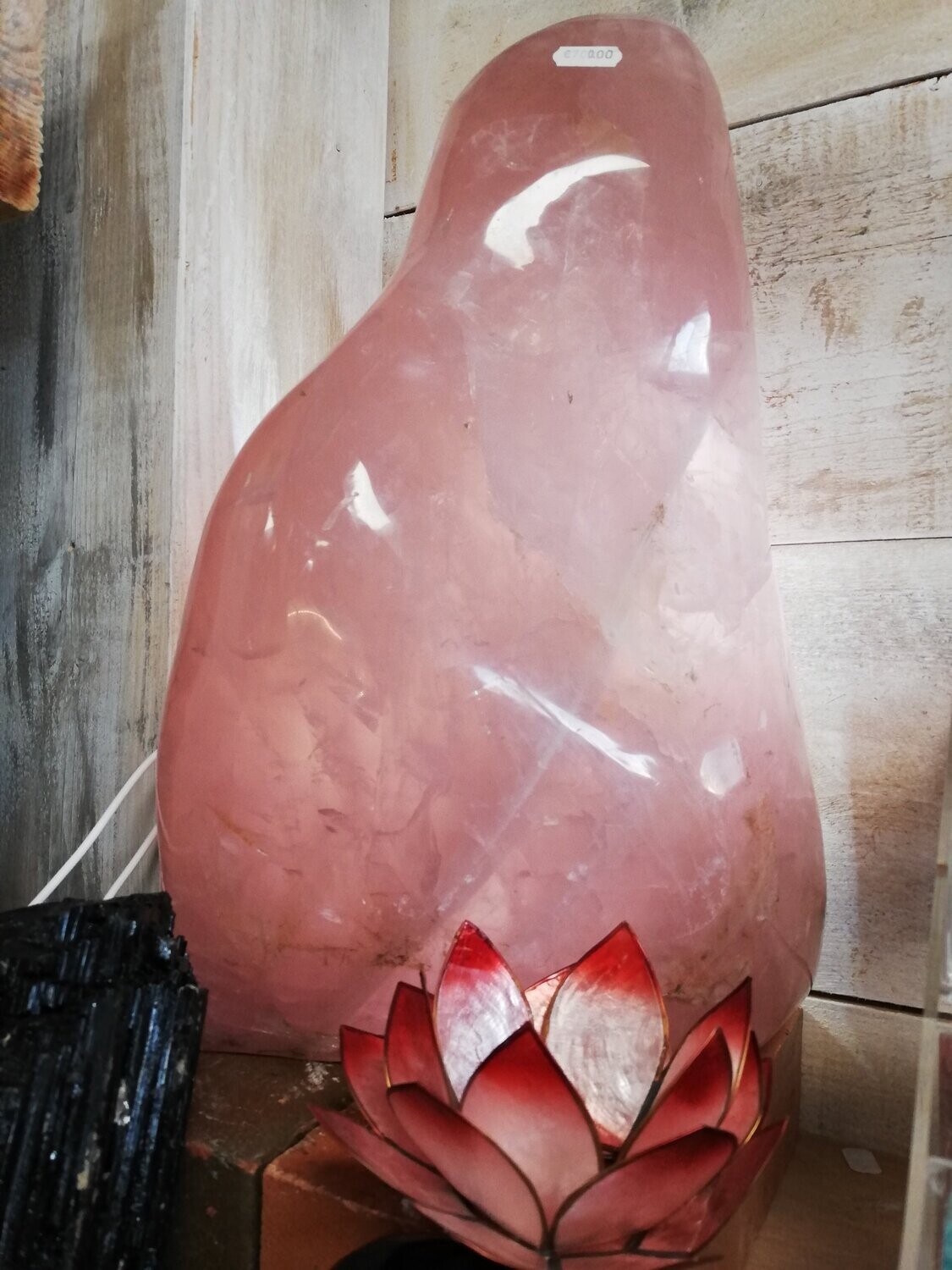quartz rose forme libre