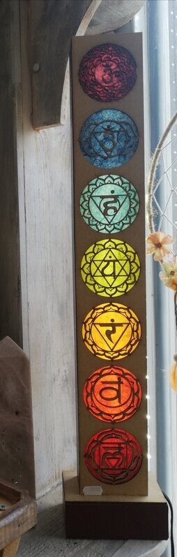 lampe 7 chakras