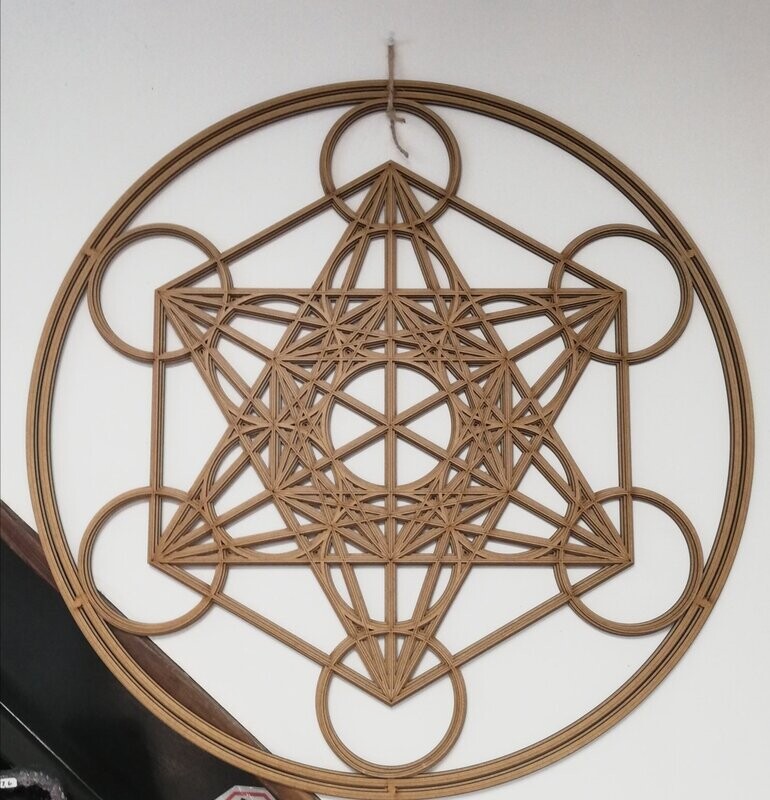 Cube de Métatron 3D bois