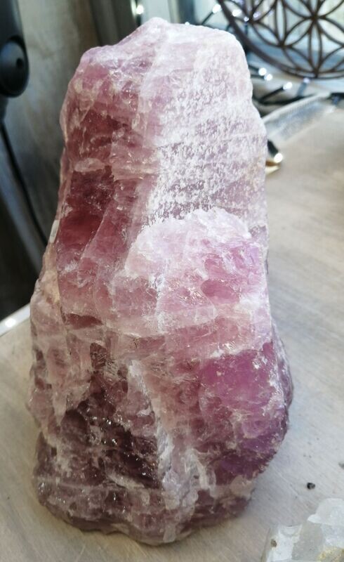 Quartz rose brut
