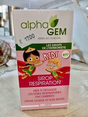 Alpha Gem Sirop Respiratoire Kids 200 ml