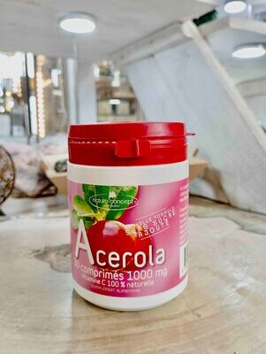 Vitamine C 100% naturelle - Acerola - 30 comprimés