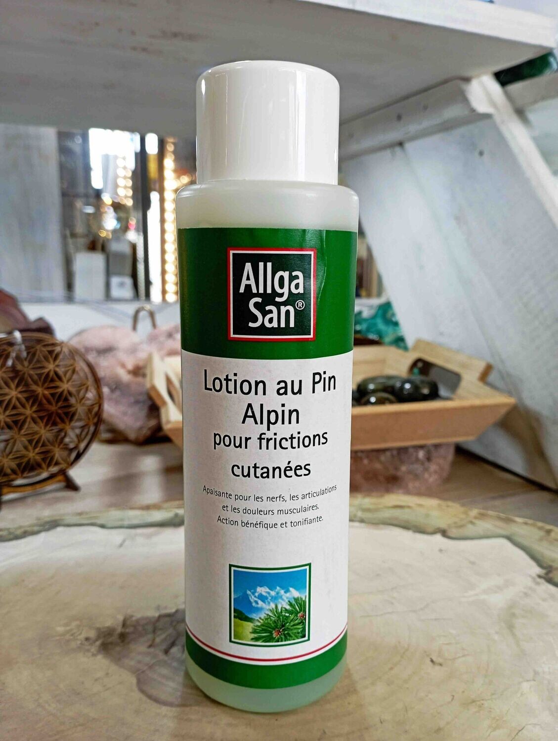 Lotion au Pin Alpin pour frictions cutanées - AllgaSan - 250 ml