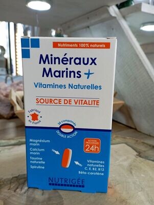 Minéraux Marins + Vitamines naturelles - Nutrigée - 30 comprimés