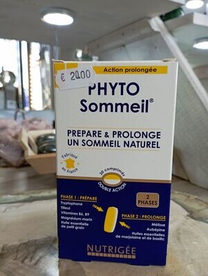 PHYTO SOMMEIL - Prépare & Prolonge un sommeil naturel - Nutrigée - 30 comprimés