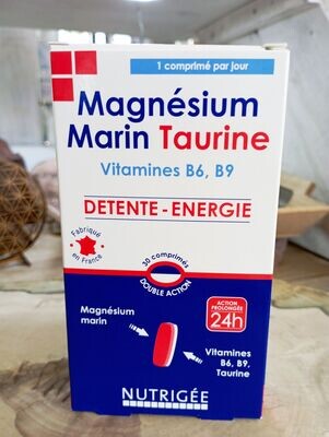 Magnésium Marin Taurine Vitamines B6, B9