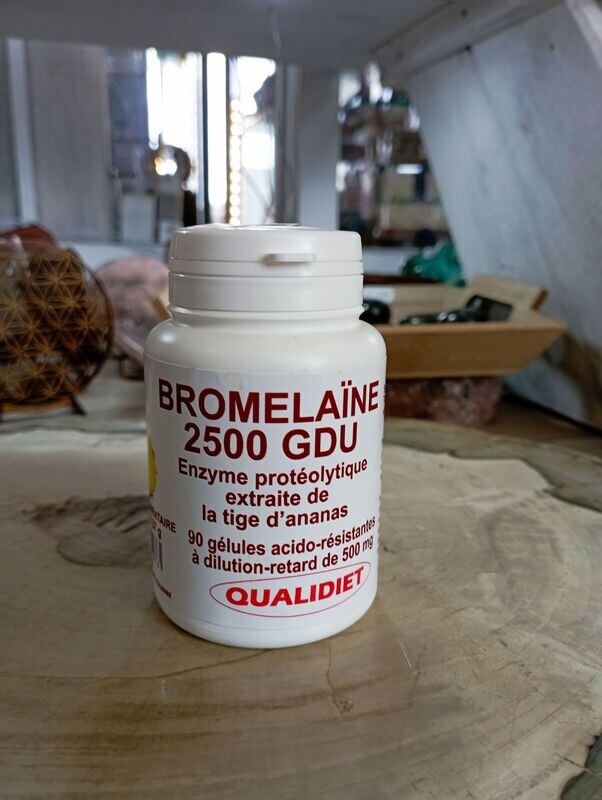 BROMELAÏNE 2500 GDU - QUALIDIET - 90 gélules