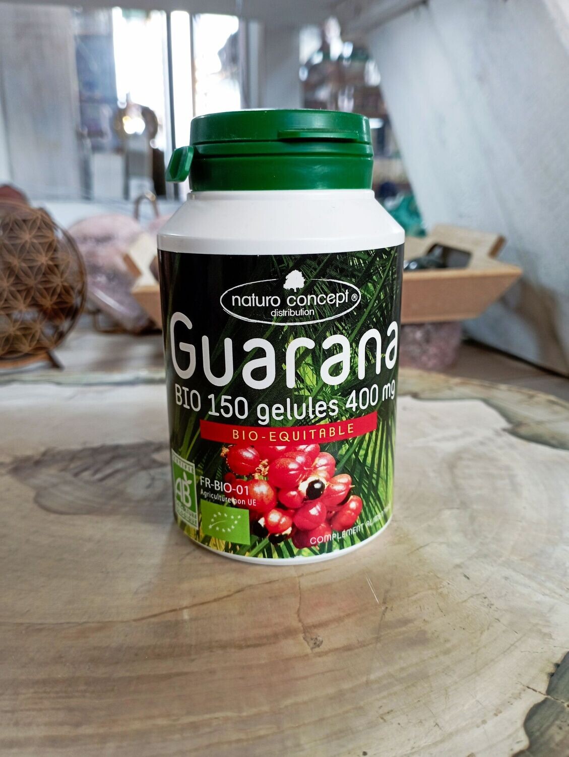 GUARANA Bio 150 gélules 400 mg - Naturo Concept