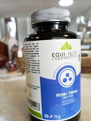 MSM+ 700 mg - Soufre organique - EQUI_NUTRI - 90 gélules