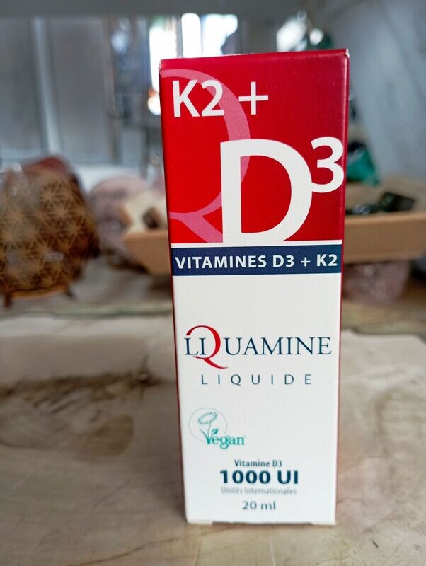 Vitamines D3 +  K2  - LIQUAMINE - 20ml