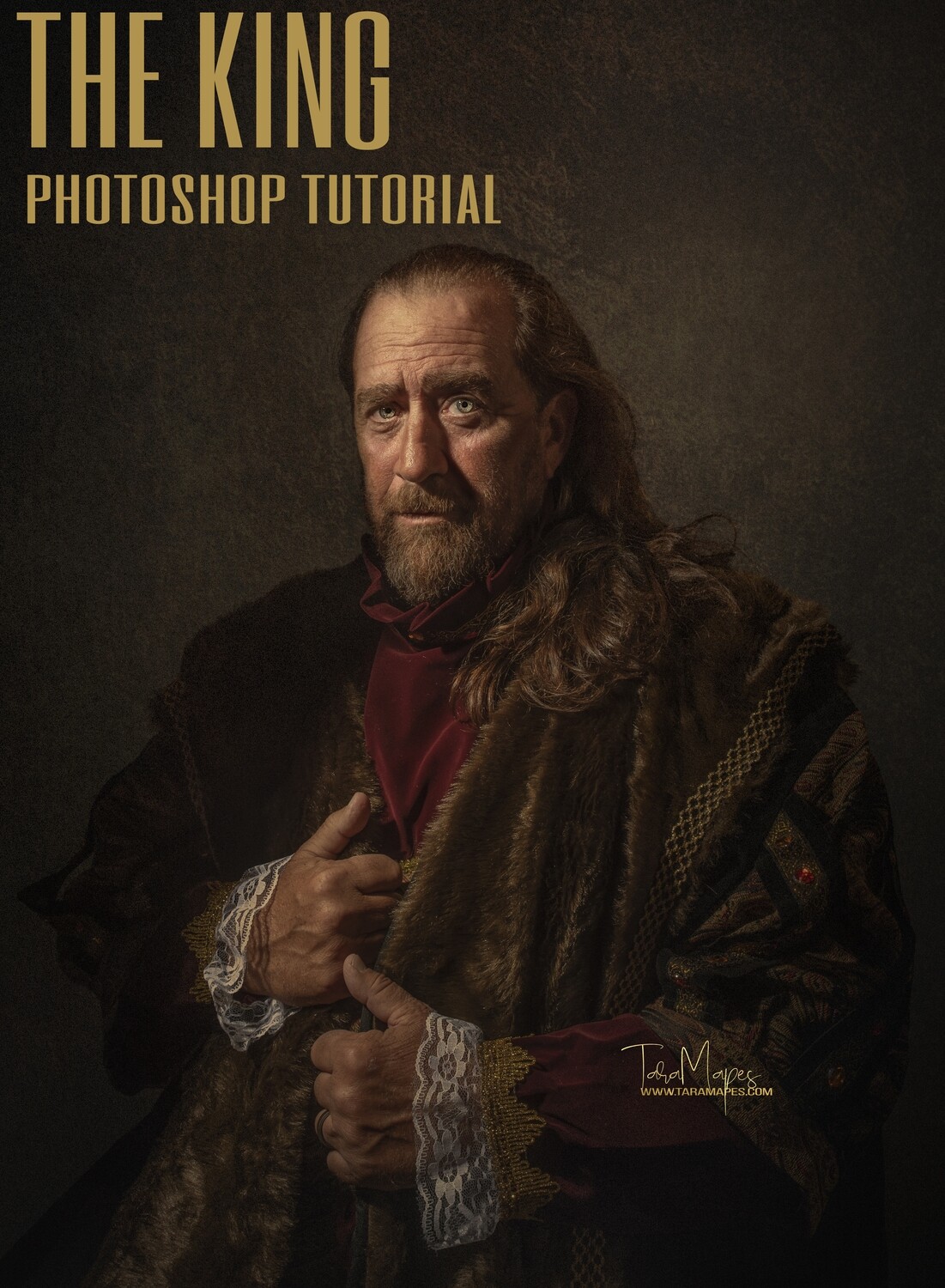 The King Painterly Fine Art Photoshop Tutorial by Tara Mapes