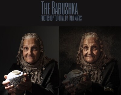 Babushka Painterly Fine Art Photoshop Tutorial by Tara Mapes