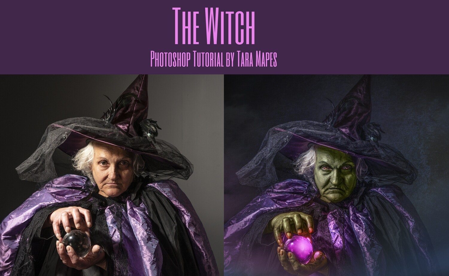 The Witch Painterly Fine Art Photoshop Tutorial by Tara Mapes
