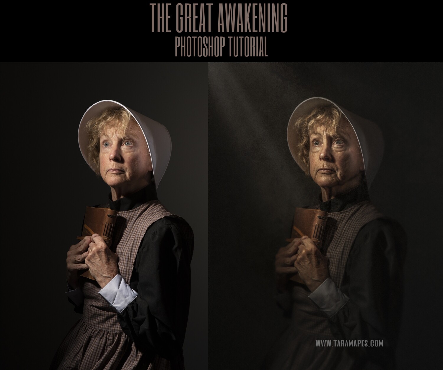 The Great Awakening Painterly Fine Art Photoshop Tutorial by Tara Mapes