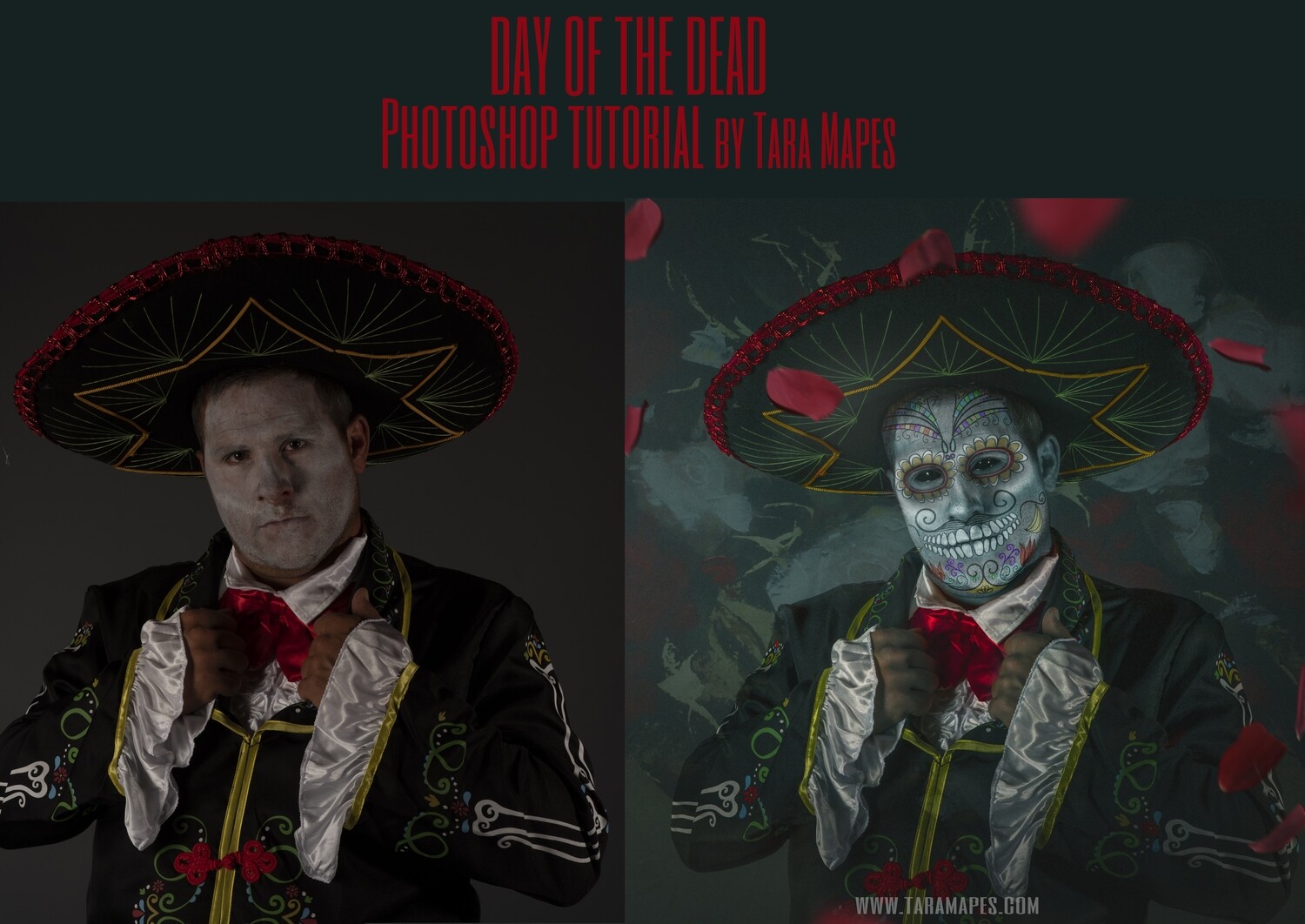 Day of the Dead Painterly Fine Art Photoshop Tutorial by Tara Mapes