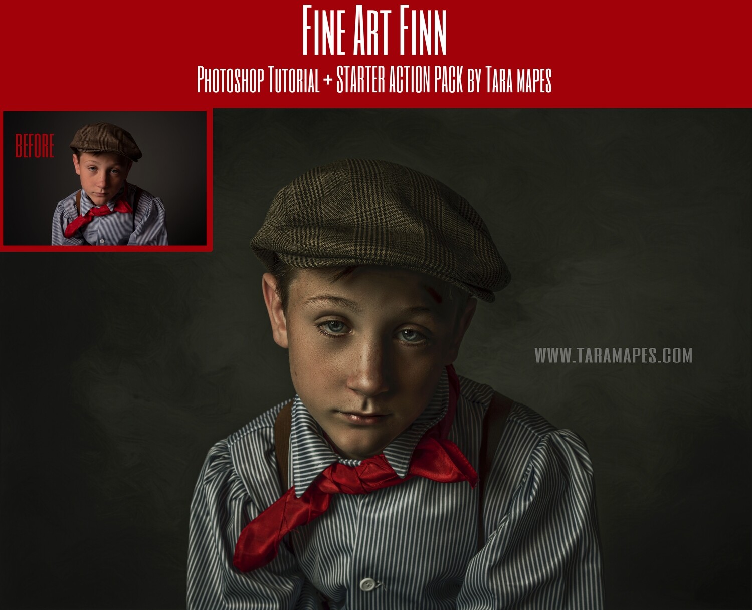 Fine Art Finn Fine Art Painterly Photoshop Tutorial with STARTER PACK- Fine Art Tutorial by Tara Mapes