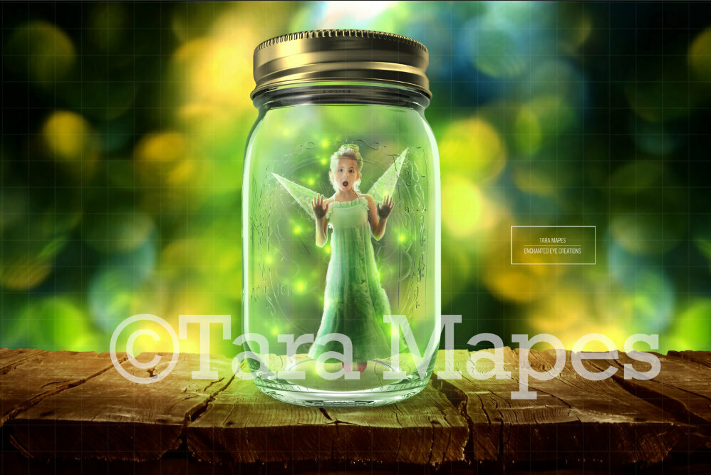 Firefly Fairy Digital Background Backdrop