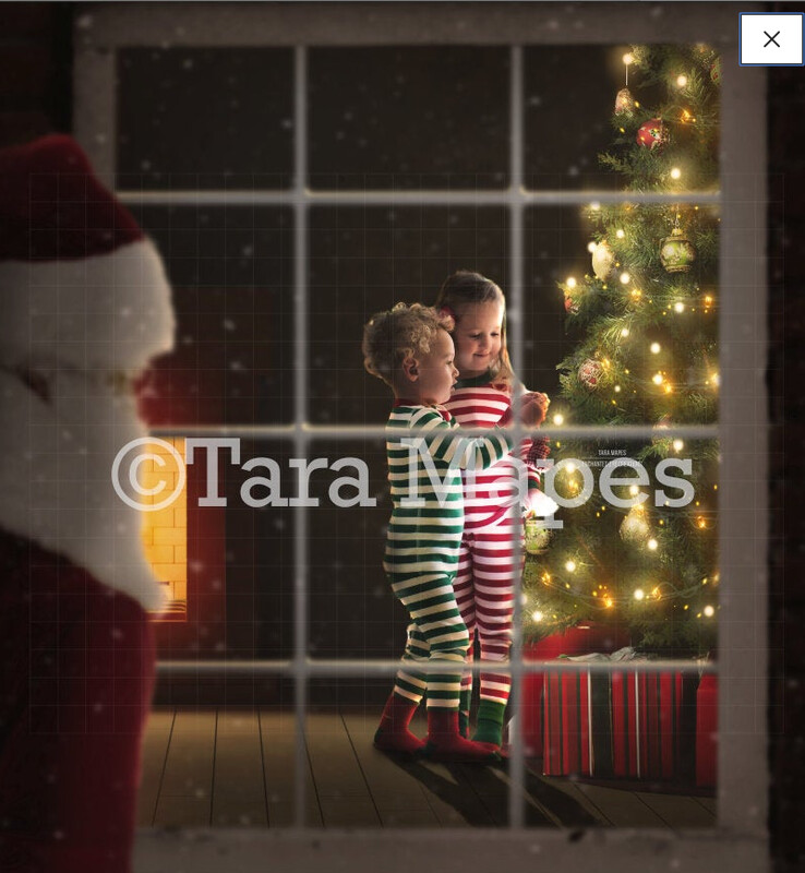 Christmas Window Santa Watching Kids Through Window Christmas Tree with FREE TUTORIAL (Link in description) Layered PSD File Digital Background Backdrop Christmas Window Santa Watching Kids Through Window Christmas Tree with FREE TUTORIAL (Link in description) Layered PSD File Digital Background Backdrop