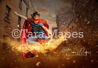Superhero Digital Background