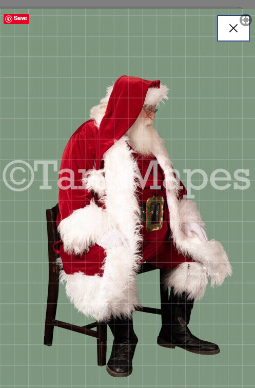 Santa Overlay PNG - Santa Naughty Nice List - Santa Cut Out - Christmas Overlay - Santa PNG - Christmas Overlay