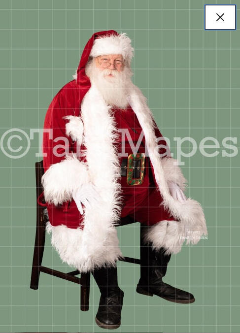 Santa Overlay PNG - Santa Naughty Nice List - Santa Cut Out  - Christmas Overlay - Santa PNG - Christmas Overlay