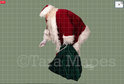 Santa Overlay PNG - Santa Overlay - Santa Clip Art - Santa Cut Out  - Christmas Overlay - Santa PNG - Christmas Overlay