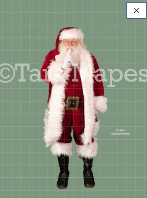 Santa Overlay PNG - Santa Overlay - Santa Clip Art - Santa Cut Out  - Christmas Overlay - Santa PNG - Christmas Overlay