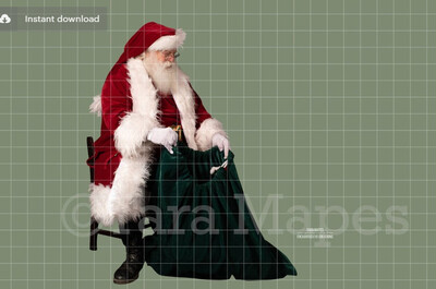 Santa Overlay PNG - Santa Overlay - Santa Clip Art - Santa Cut Out  - Christmas Overlay - Santa PNG - Christmas Overlay
