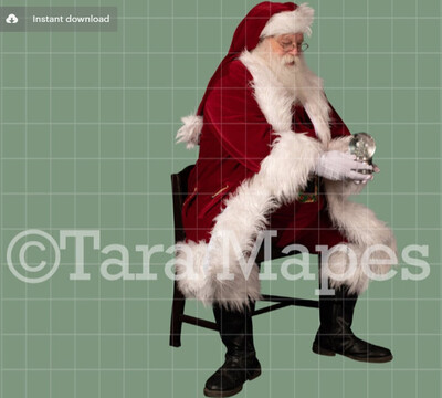 Santa Overlay PNG - Santa Overlay - Santa Clip Art - Santa Cut Out  - Christmas Overlay - Santa PNG - Christmas Overlay