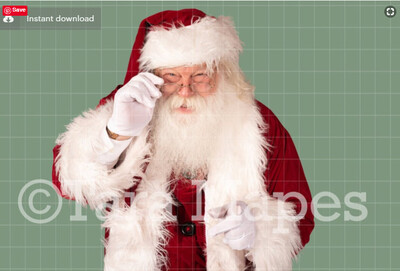 Santa Overlay PNG - Santa Overlay - Santa Clip Art - Santa Cut Out  - Christmas Overlay - Santa PNG - Christmas Overlay