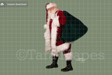 Santa Overlay PNG - Santa Overlay - Santa Clip Art - Santa Cut Out  - Christmas Overlay - Santa PNG - Christmas Overlay