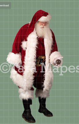 Santa Overlay PNG - Santa Overlay - Santa Clip Art - Santa Cut Out  - Christmas Overlay - Santa PNG - Christmas Overlay