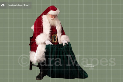 Santa Overlay PNG - Santa Overlay - Santa Clip Art - Santa Cut Out  - Christmas Overlay - Santa PNG - Christmas Overlay